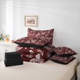 thumbnail image 6 of Erosebridal Star Bandana 7-Piece King Bedding,Sport Life King Bed in a Bag,Black Reversible, 6 of 7