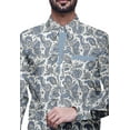 thumbnail image 3 of BESTMAN Long Sleeve Spread CollarShirtsFor Men Cotton Button DownShirts, 3 of 5