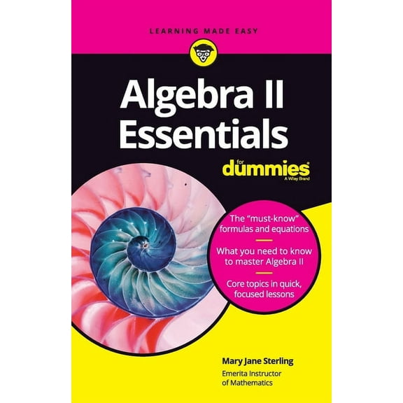 Algebra II Essentials for Dummies, (Paperback)