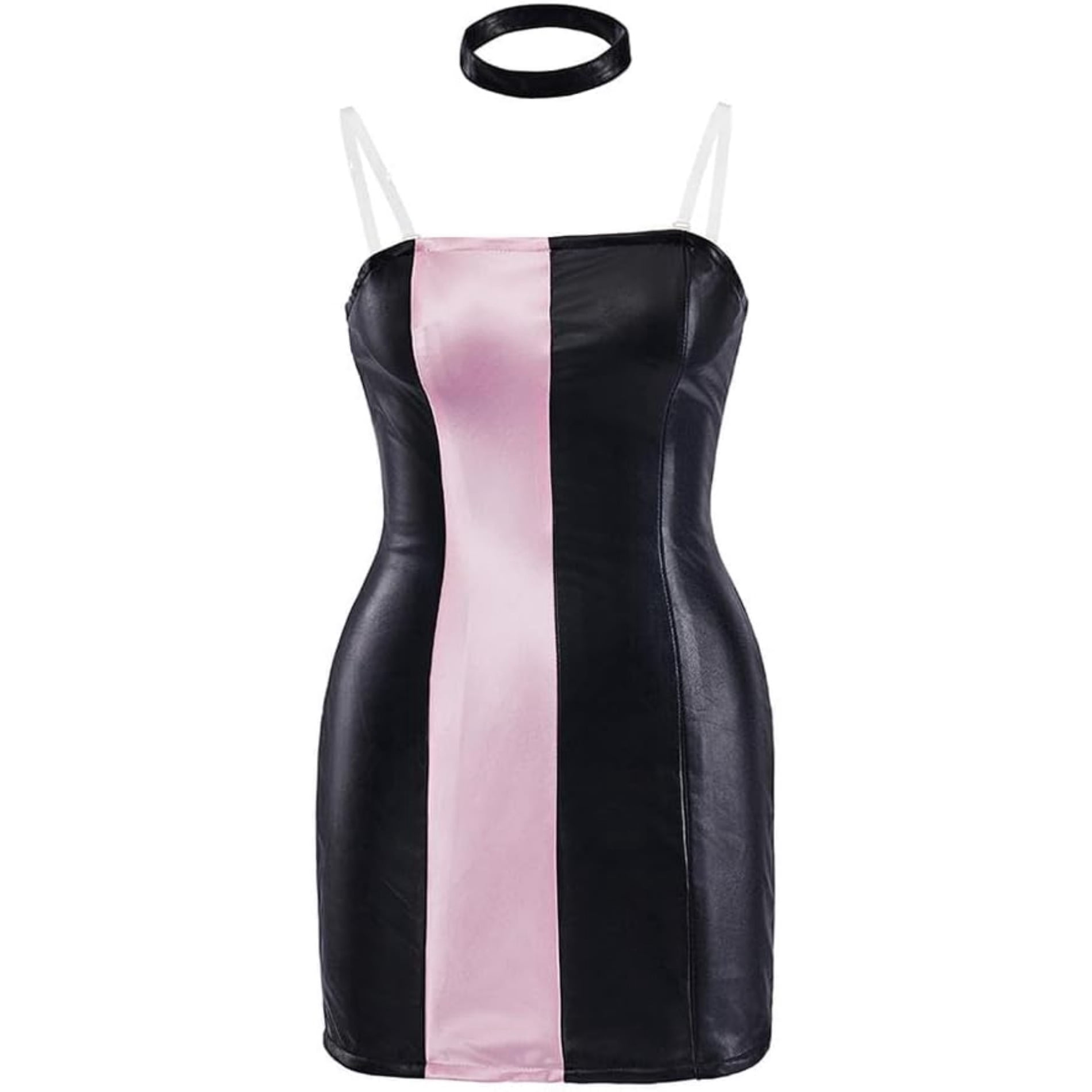 cady black and pink dress Cady Heron Black With Pink Stripe Costume Dress