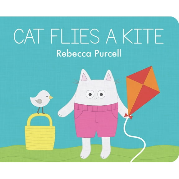 Cat and Friends Cat Flies a Kite, (Board Book)