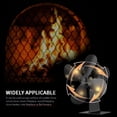 thumbnail image 2 of TFixol 4-Blade Silent Black Fireplace Fan with Overheat Protection, High-Temp Resistant Aluminum Design, Efficient Heat Distribution, 1400 RPM, ≤24dB Noise Level, 2 of 6