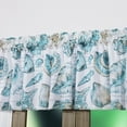 thumbnail image 5 of Global Trends Coastal Seashell Rod Pocket Window Valance, 84” x 19”, 5 of 7