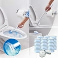 Disposable Toilet Bowl Brush with 10 Toilte Wand Refills,Toilet Bowl Cleaner Wands,Toilet