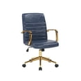 thumbnail image 5 of Porthos Home  Franco Swivel Office Chair, PU Leather, Roller Wheels Black-19 inches chair back height, 5 of 5