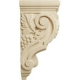 thumbnail image 3 of Ekena Millwork 4 7/8"W x 5 1/2"D x 10 7/8"H Medium Grape Bunches Corbel, Lindenwood, 3 of 4