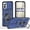 Dark Blue, variant on HCTian Case for Moto G 5G 2024,Camera Slide Cover Military 360° Rotate Magnetic Ring Kickstand for G Play 2024,Heavy Duty Full Body Shockproof Phone Shell