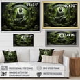 thumbnail image 4 of Designart "Sacred Mantras of Buddhism I" Spiritual Floater Framed Wall Art Print, 4 of 7