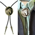 thumbnail image 2 of Punk Western Cowboy Bolo Tie Horse Necktie Necklace Costume Accessory, 2 of 19