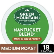 Green Mountain Coffee Nantucket Blend, Keurig K-Cup Pods, Medium Roast, 18 Count