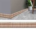 thumbnail image 2 of Guozer Self Adhesive Flexible Foam Molded Adhesive Decorative Wall Molding Line Baseboard Wallpaper Border Wall Sticker For Living Room, 2 of 3