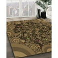 thumbnail image 2 of Ahgly Company Indoor Round Patterned Light Brown Area Rugs, 8' Round, 2 of 6