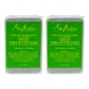 SheaMoisture African Water Mint & Ginger Detox Shea Butter Soap for Unisex Bar Soap, Pack of 2, 8 oz