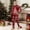 Dad, variant on Christmas Pajamas Family Set - 2 piece Red Merry Christmas Tree Print Long Sleeve Top Pants Set , Christmas Pajamas Matching Sets for Family Xmas Eve for XL Pjs