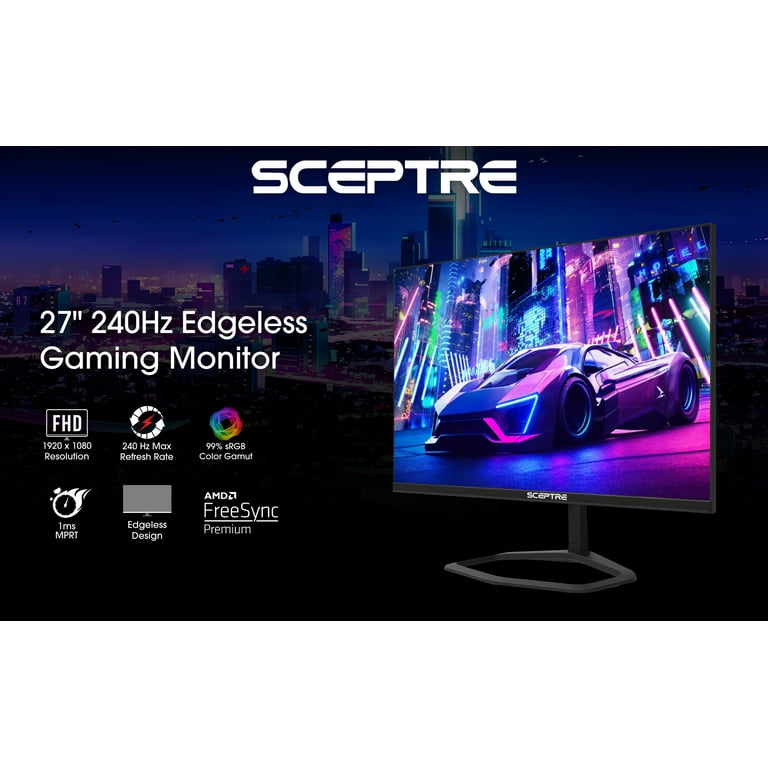 Ecran Gaming Sceptre Incurvé 27 Pouces 240Hz 920 X 1080p 1ms Haut Parleur  Intégré (C275B-FWN240) - 2024 - TOGO INFORMATIQUE