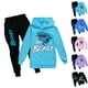 thumbnail image 2 of Conjunto de traje informal con capucha y pantalón para niños Mr Beast Lightning Cat, color azul claro, 160cm oso de fresa Electrónica, 2 of 3