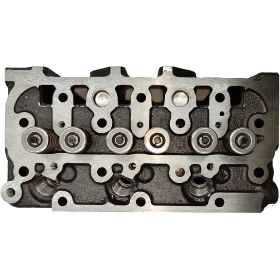 Seapple D722 Complete Cylinder Head Assy with Springs and Valves Installed Ready Compatible with Kubota Engine Bobcat 316 320 322 323 Mini-Excavator