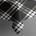 thumbnail image 4 of Rectangle Table Clothes Buffalo Plaid Black and White Checkered Tableclothes 60x120inch Tablecloth Washable Foldable and Durable Table Cover Polyester Tablecloth for Kitchen Dingroom Living Room, 4 of 6