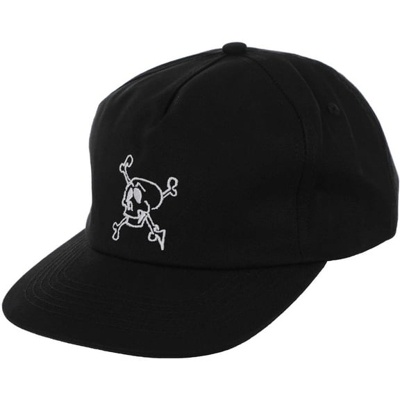 Krooked Style Adjustable Hat - Black/White