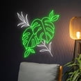 thumbnail image 3 of Handmadetneonsign Monstera Leaf Neon Light, Tropical Leaf Led Light, Green Leaf Neon Sign, Eco Leaf, 3 of 5