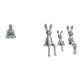 thumbnail image 1 of Colección De Esculturas De Figuras Familiares De Buda, Mono Y Conejo Para Hotel, Patio, Escritorio, Mesa, Centro De Mesa, Adorno Decorativo, 1 of 8
