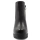 thumbnail image 3 of Botas Chelsea de Tacón Alto grueso cremallera Plataforma para Mujer Negro 38 Allegra K, 3 of 7