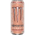 thumbnail image 3 of Monster Energy Ultra Peachy Keen, bebida energetica sin azucar, 16 oz (paquete de 24), 3 of 3