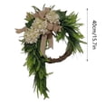 thumbnail image 3 of ProductWreath 1 - Farmhouse Floral Wreath For Wall with Hydrangea Hanging Ornament for Farmhouse Living Room Door - Decorative for Home, 3 of 6