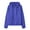 Blue, variant on VANLOFE Long Sleeve Warm Color Solid Women's Sweater for Winter All-match Winter Hoodie for Women Daily Hoodie Clean Without Printing Sweater 2XL Blue