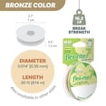 thumbnail image 4 of The Beadsmith Flex-Rite Beading Wire - 7-Strand, 0.014" (0.35 mm) Dia, Bronze, 30 ft, 4 of 8