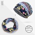 thumbnail image 1 of SOURCE Factory-Sombrero de Jersey fino para mujer, hombre, joven, estampado de verano, protección solar versátil, sombrero de cuello de doble uso, sombrero de pila, 1 of 4