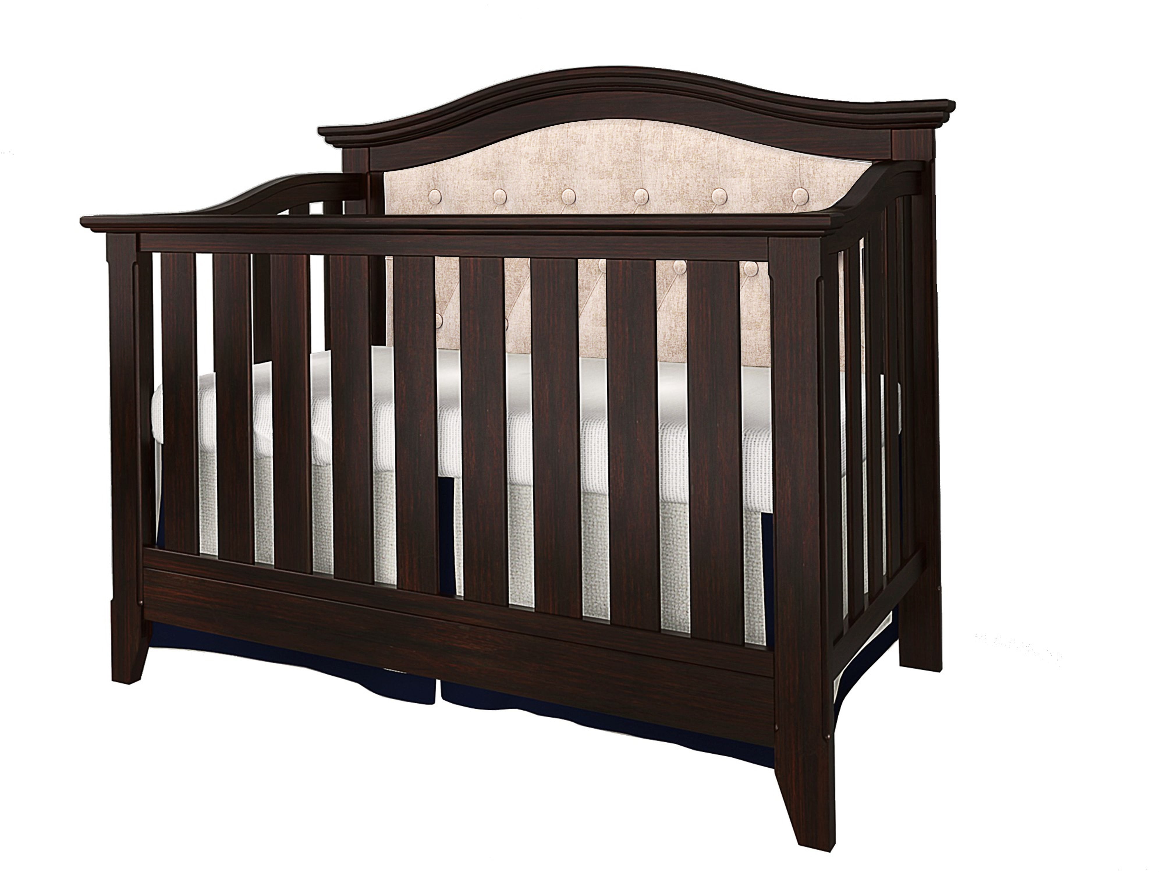 magnolia upholstered crib