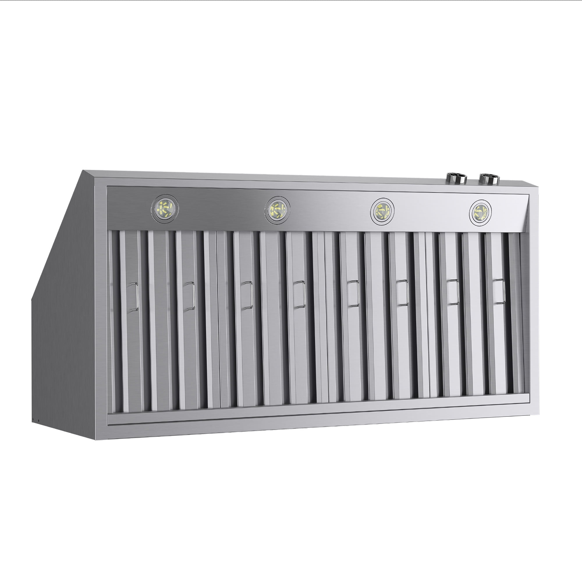 48 in. 900 CFM Ducted Wall Mount Range Hood in Stainless Steel