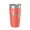 Coral, variant on Lake D'Arbonne Map Tumbler Travel Mug Insulated Laser Engraved Coffee Cup Louisiana 20 oz Dark Gray