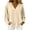 Beige, variant on Dagugfen Women's Tops V Neck Long Sleeve Womens Loose Pullover Basic Homewear Shirts Pajama Tops for Women