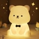 thumbnail image 1 of Lámpara nocturna YuanDian Cute Bear de silicona con 8 colores, 1 of 7