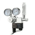 thumbnail image 2 of Output Voltage Aquarium CO2 Regulator CO2 Pressure Regulator with Solenoid Large Double Pressure Gauge Bubble Counter & Check Valve for CO2 Aluminun Cylinder CGA320 Interface, 2 of 6