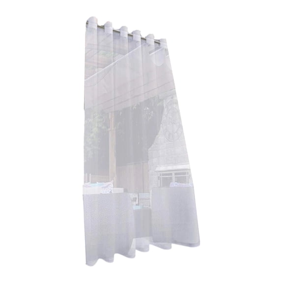 Transparents Weatherproofs Outdoor Curtains with Eyelets Waterproofs Voile Curtains for Patioes Gazeboes