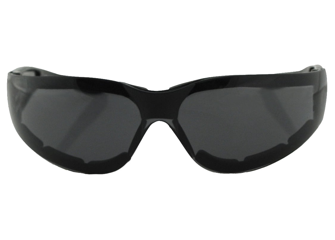 Bobster ESH201 Shield II Frameless Smoked Lenses Motorcycle Black Sunglasses