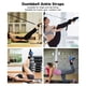thumbnail image 5 of 2 uds correas de tobillo ajustables bandas de tobillo para levantamiento de pesas con mancuernas para entrenamiento de fuerza de extremidades de cadera negro, 5 of 8