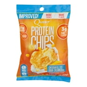 (2 pack) (2 Pack) Quest Protein Chips, Cheddar & Sour Cream, 21g Protein, 1 Ct