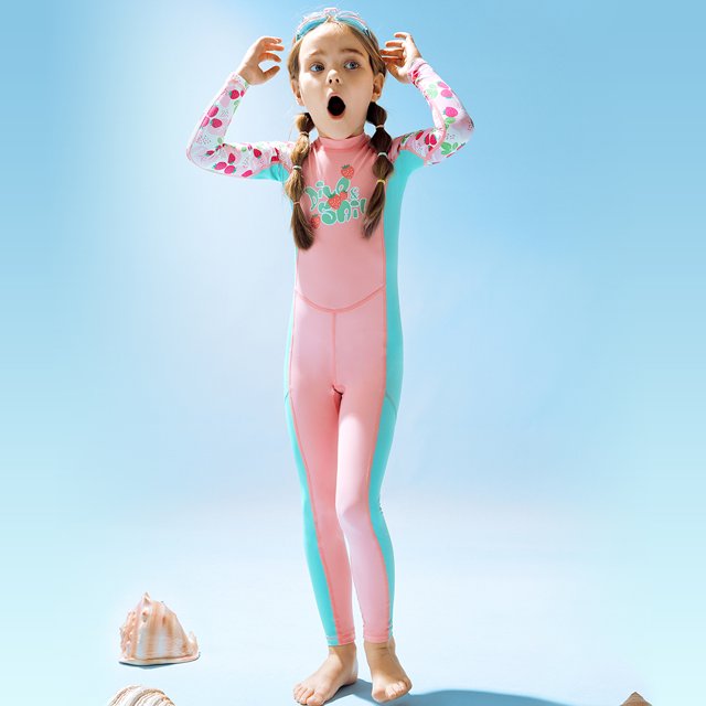 Traje de Neopreno DIVE&SAIL Traje de neopreno para niños Traje de buceo de manga larga Protección UV (Rosa S) Ygjytge Rosa T S para Unisex