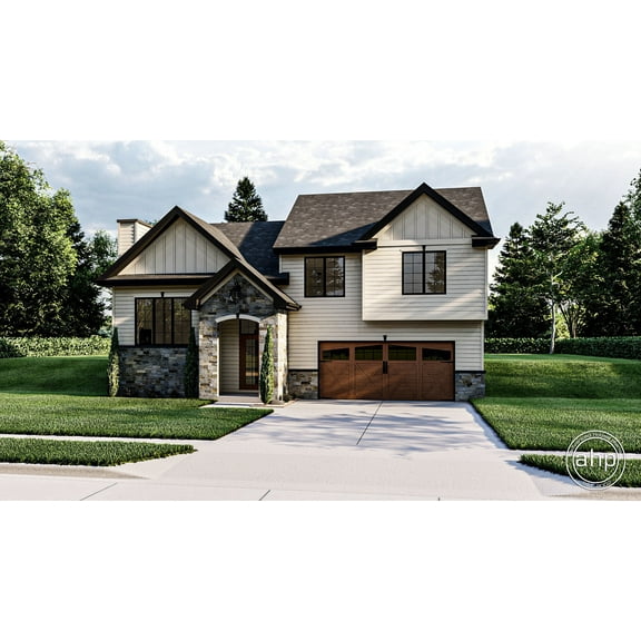 Advanced House Plans: Builder Ready Blueprints | Delaney 29329 | Split Level Plan