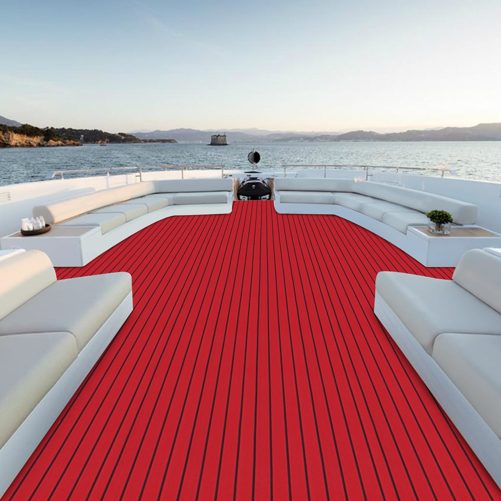 Marine Waterproof EVA Foam Teak Deck Sheet Boat Yacht Flooring Mat Carpet for Boat, Marine, Yacht, Ship, Dock, Gym