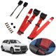 thumbnail image 4 of 2 Piezas Cinturones Seguridad Retráctiles Automáticos Tres Puntos Motors para Automóviles Pasajeros Autobuses Camiones Y Carritos Golf Cinturones Seguridad Modificados (rojo) (rojo Volcán), 4 of 9