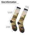 thumbnail image 2 of Balery American Flag Rose Garden Printed Novelty Socks Men's Women's Crew Socks Sports Socks Knee High Socks Cotton Socks Quirky and Cool Socks, 2 of 9