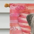thumbnail image 3 of Love a Irish Wolfhound House Flag, 3 of 4
