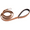 Tan, variant on Filbert Genuine Oiled Leather Dog Leash, Leather Leash for Small, Medium, Large Dogs Training, Soft and Comfortable, Durable, Heavy Duty, Tan