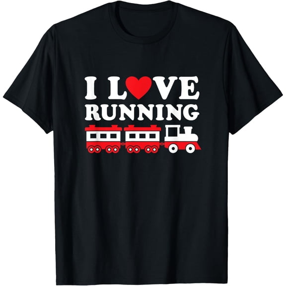Exquisite and comfortable-I love running trains T-Shirt