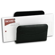 Dacasso Black Leather Letter Holder